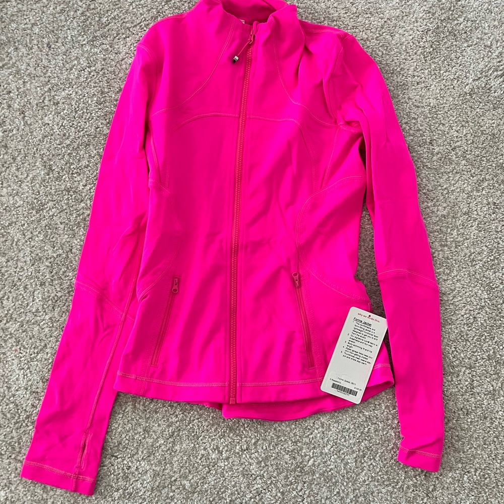 RARE Lululemon Forme Jacket raspberry